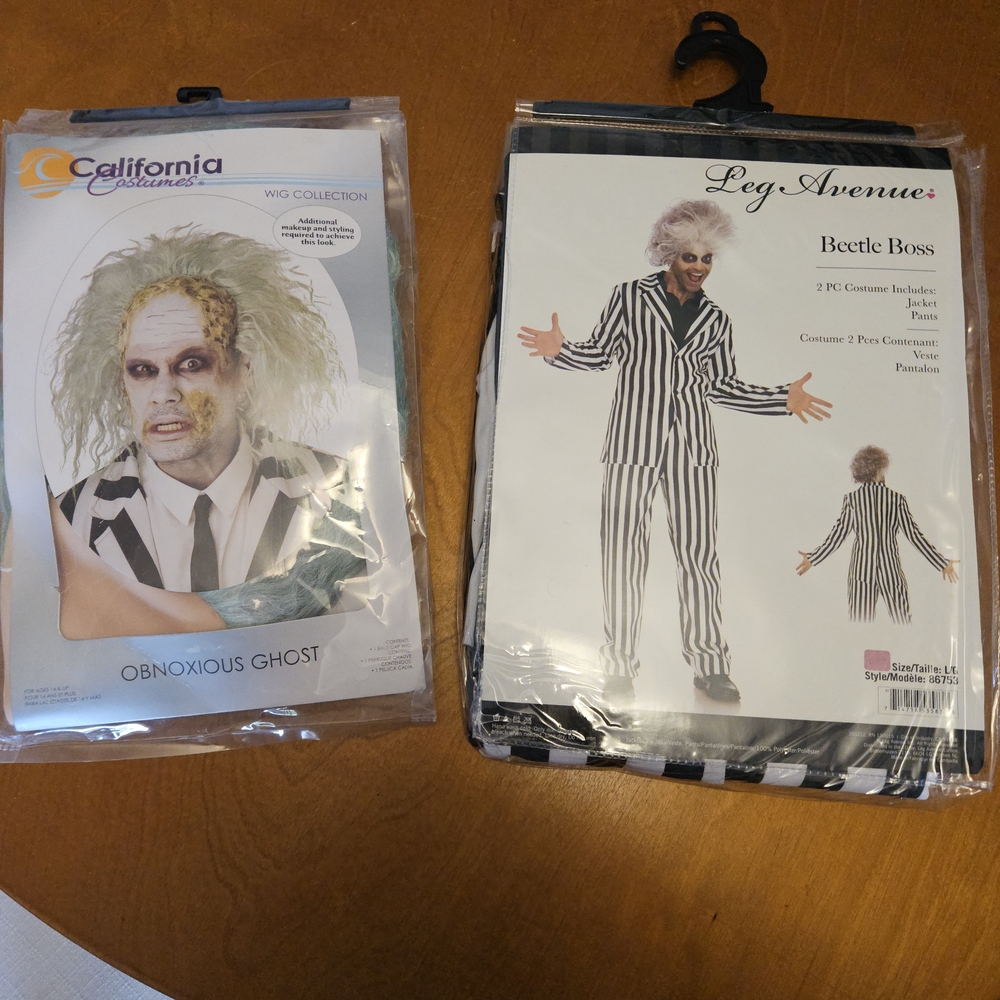 Leg Avenue Beetle Boss Kids Costume - Black and White